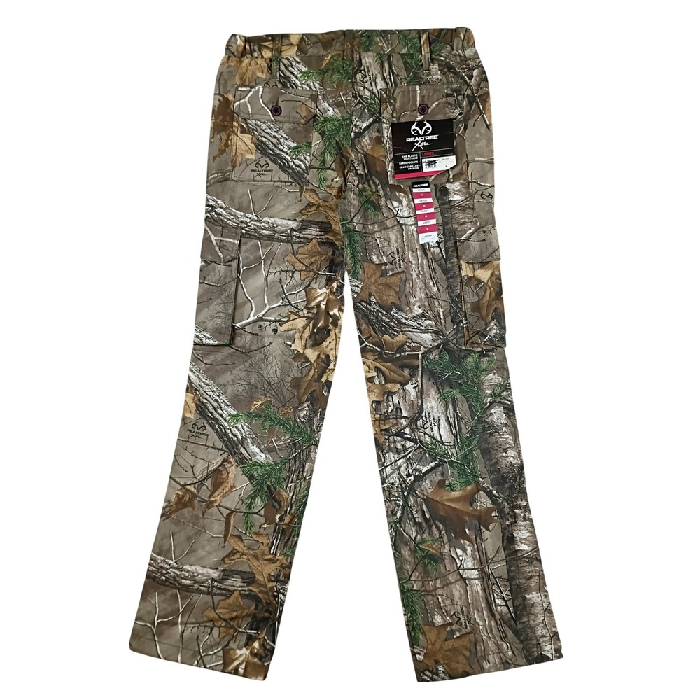 Realtree Xtra Camo Cargo Pant Women Medium 33X32 Brown Tree Camo Hunting Outdoor